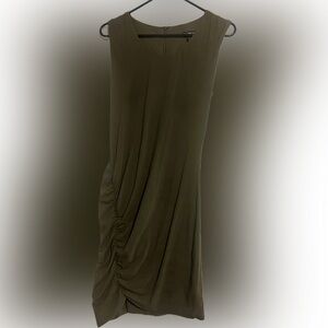 ✨EXPRESS side cinched mini dress✨Size Small🫒Green